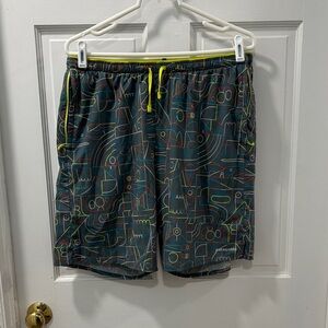 Patagonia Men's All Trails 8” Shorts Lose Yourself Outline Size Large Outdoors